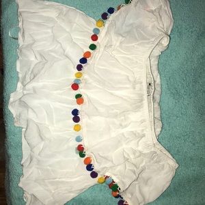 Forever 21 Pom pom off the shoulder top